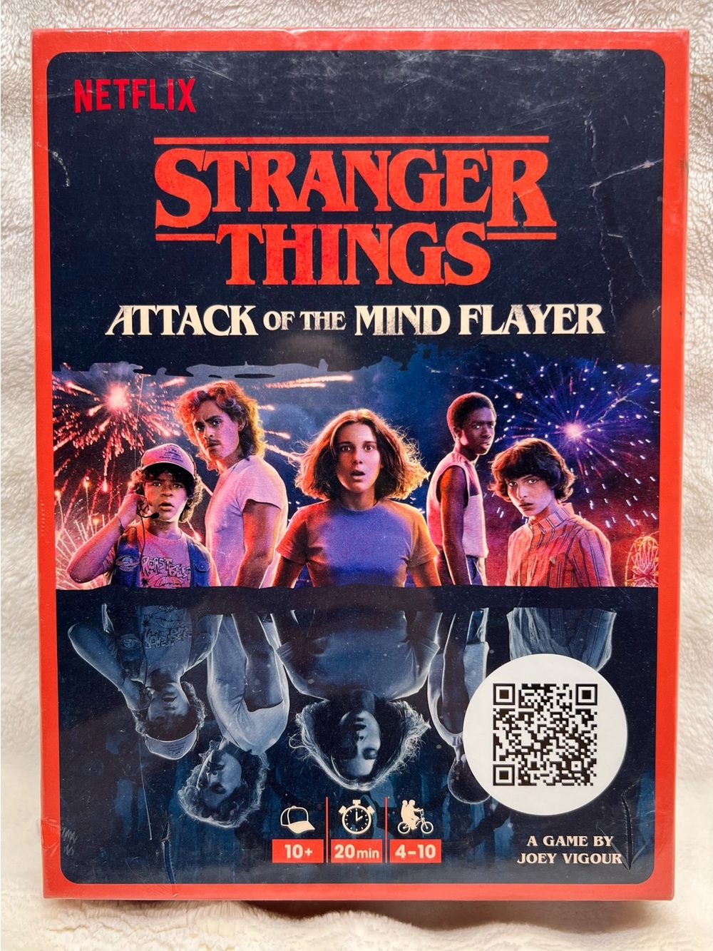 Netflix Stranger Things: Attack of the Mind Flayer Board Game - Red & Black